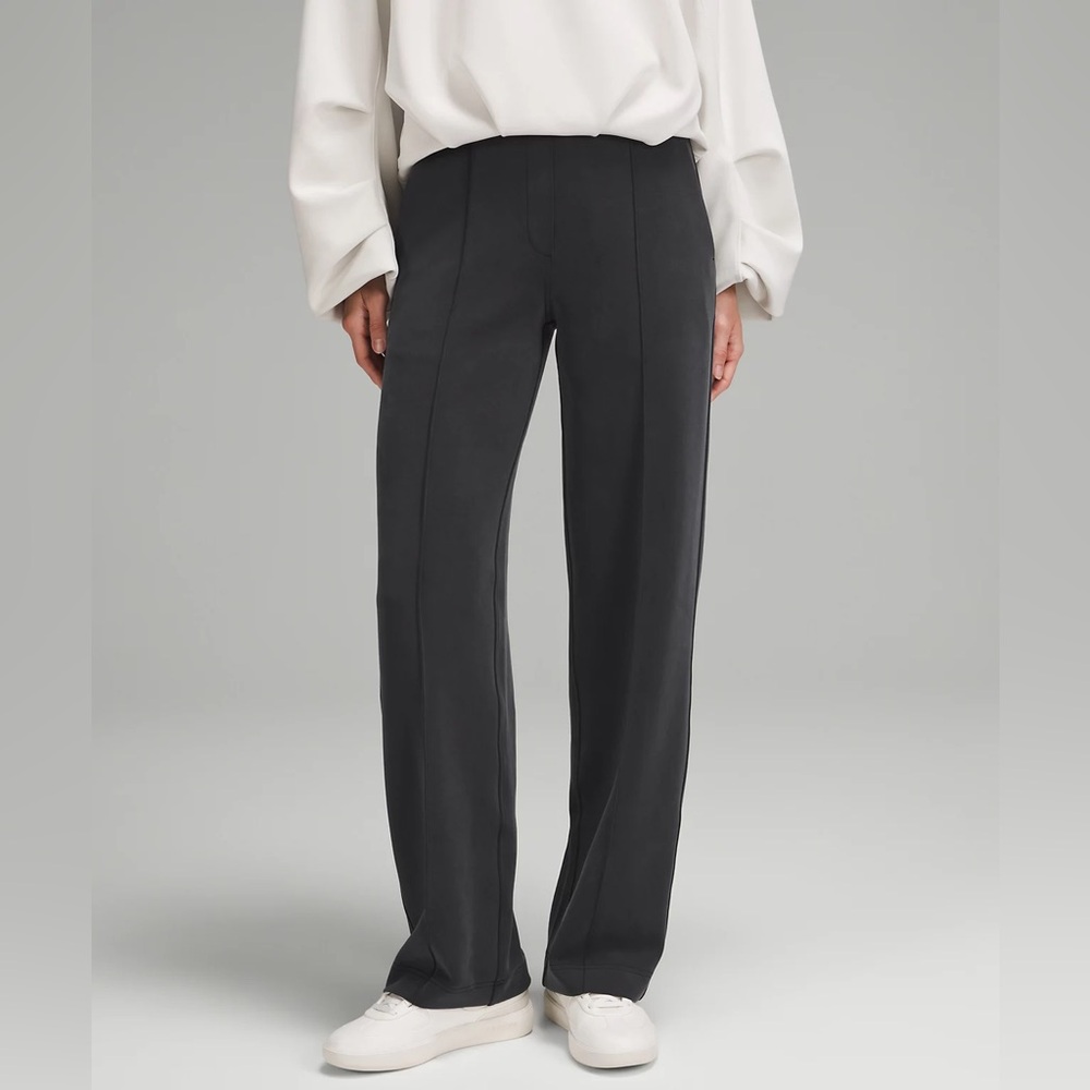 Lululemon Softstreme Pintuck Mid-Rise Pant Regular Black W5GD3S Small